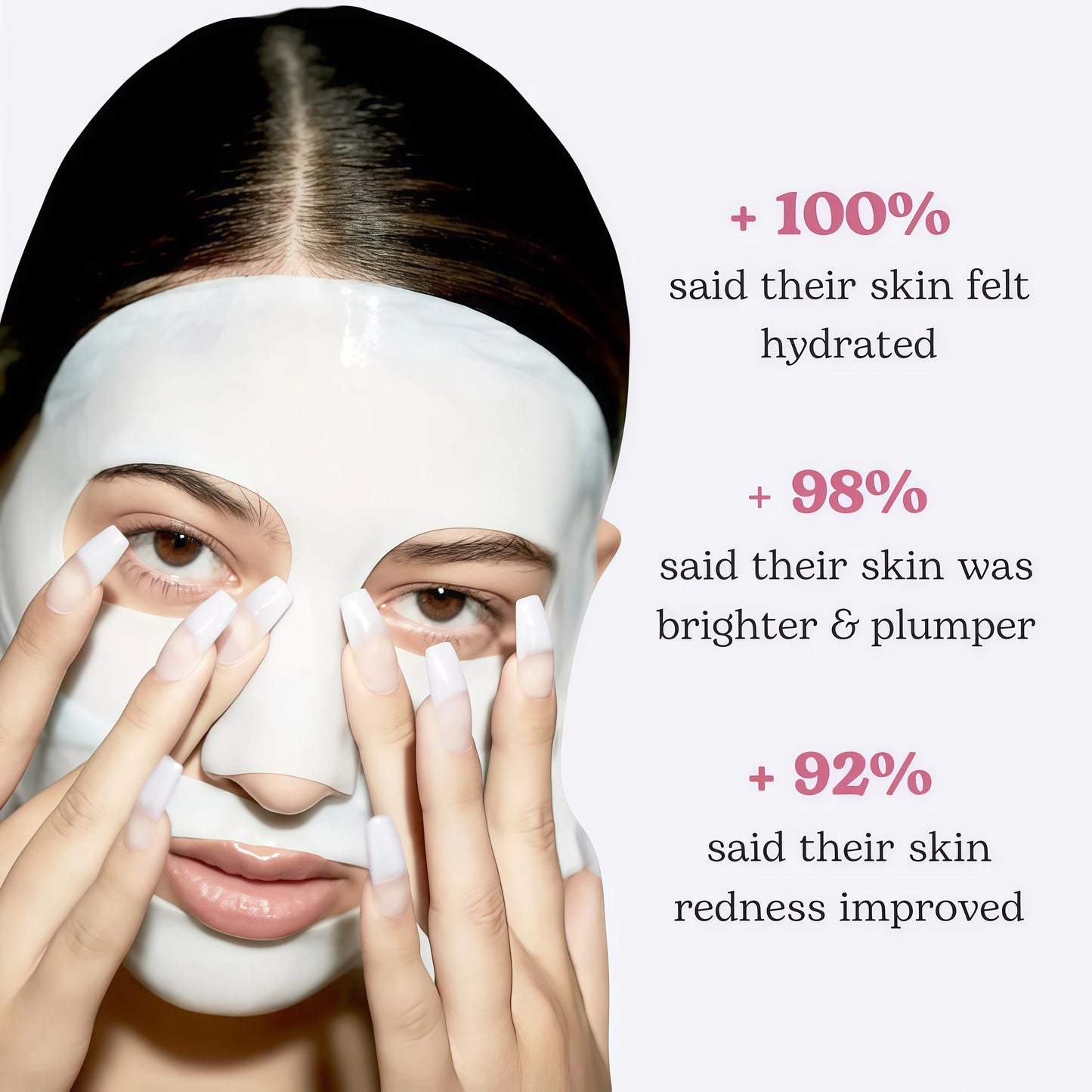 Collagen Glow Up Mask 2.0,Overnight – Hydrating Korean Sheet Mask,Firming & Smoothing Skincare for All Skin Types – 4 Masks