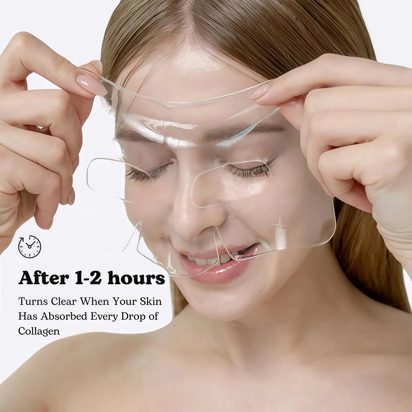 Collagen Glow Up Mask 2.0,Overnight – Hydrating Korean Sheet Mask,Firming & Smoothing Skincare for All Skin Types – 4 Masks